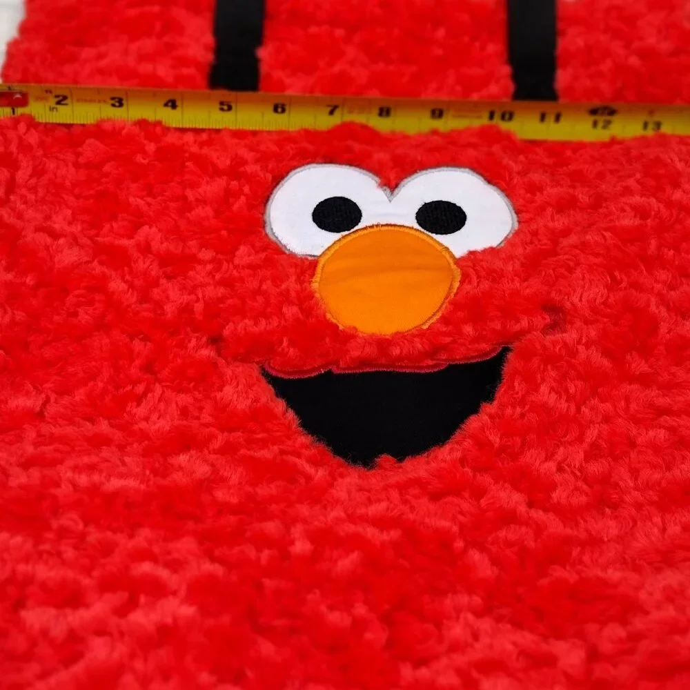 Sesame Street Elmo Red Plush Bag / Tote - Picture 2 of 6